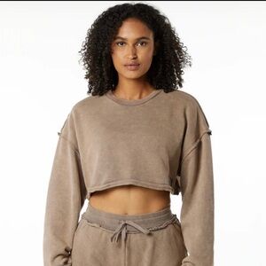 Alphalete Very Terry long sleeve Crop top